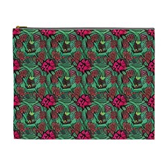 Retro 1880s Flowers Pattern 3 Cosmetic Bag (xl)