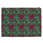 Retro 1880s Flowers Pattern 3 Cosmetic Bag (XXL) Back