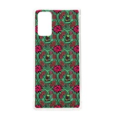 Retro 1880s Flowers Pattern 3 Samsung Galaxy Note 20 Tpu Uv Case by violetheavensky