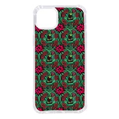 Retro 1880s Flowers Pattern 3 Iphone 14 Plus Tpu Uv Print Case by violetheavensky