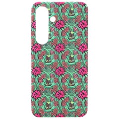 Retro 1880s Flowers Pattern 3 Samsung Galaxy S24 6 2 Inch Black Tpu Uv Case by violetheavensky