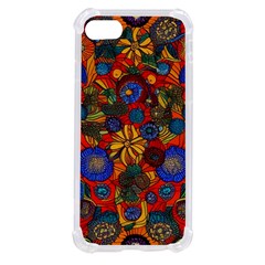 Mid Century Retro Floral 1970s 1960s Pattern 69 Iphone Se by violetheavensky