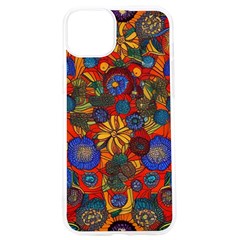 Mid Century Retro Floral 1970s 1960s Pattern 69 Iphone 15 Pro Tpu Uv Print Case