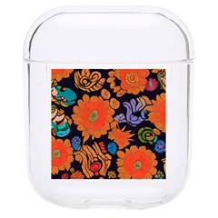 Mid Century Retro Floral 1970s 1960s Pattern 49 Hard Pc Airpods 1/2 Case by violetheavensky