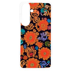 Mid Century Retro Floral 1970s 1960s Pattern 49 Samsung Galaxy S24 6 2 Inch Tpu Uv Case by violetheavensky