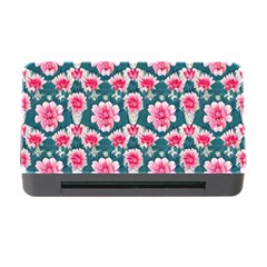 Retro 1880s Flowers Pattern 22 Memory Card Reader With Cf