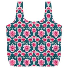 Retro 1880s Flowers Pattern 22 Full Print Recycle Bag (xl)