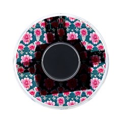 Retro 1880s Flowers Pattern 22 On-the-go Memory Card Reader by violetheavensky