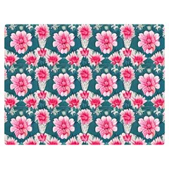 Retro 1880s Flowers Pattern 22 Premium Plush Fleece Blanket (extra Small) by violetheavensky