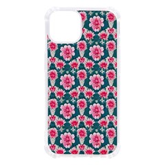 Retro 1880s Flowers Pattern 22 Iphone 13 Tpu Uv Print Case by violetheavensky