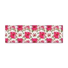 Retro 1880s Flowers Pattern 14 Sticker (bumper) by violetheavensky