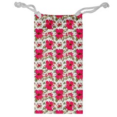 Retro 1880s Flowers Pattern 14 Jewelry Bag