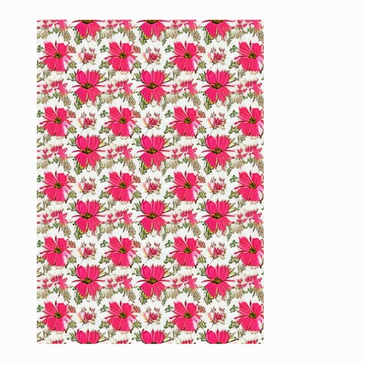 Retro 1880s Flowers Pattern 14 Large Garden Flag (Two Sides)