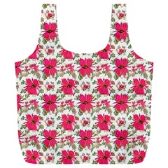 Retro 1880s Flowers Pattern 14 Full Print Recycle Bag (xxxl) by violetheavensky