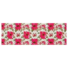 Retro 1880s Flowers Pattern 14 Banner And Sign 12  X 4 