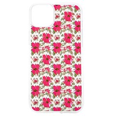 Retro 1880s Flowers Pattern 14 Iphone 15 Tpu Uv Print Case by violetheavensky