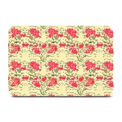 Retro 1880s Flowers Pattern 18 Plate Mats