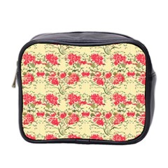 Retro 1880s Flowers Pattern 18 Mini Toiletries Bag (two Sides)