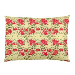 Retro 1880s Flowers Pattern 18 Pillow Case (two Sides)