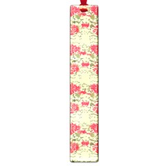 Retro 1880s Flowers Pattern 18 Large Book Marks