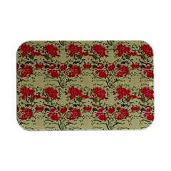 Retro 1880s Flowers Pattern 18 Open Lid Metal Box (silver)   by violetheavensky