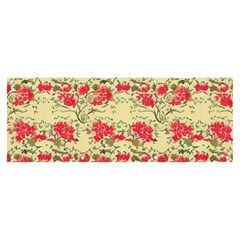 Retro 1880s Flowers Pattern 18 Banner And Sign 8  X 3 