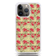 Retro 1880s Flowers Pattern 18 Iphone 13 Pro Tpu Uv Print Case by violetheavensky