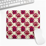 Retro 1880s Flowers Pattern 21 Large Mousepad Front