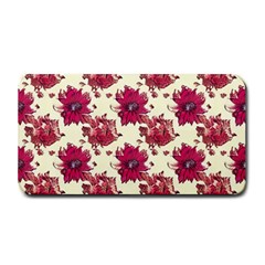 Retro 1880s Flowers Pattern 21 Medium Bar Mat