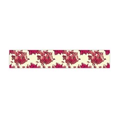 Retro 1880s Flowers Pattern 21 Premium Plush Fleece Scarf (mini)