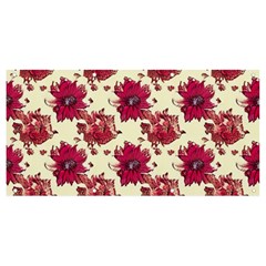 Retro 1880s Flowers Pattern 21 Banner And Sign 8  X 4 