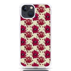 Retro 1880s Flowers Pattern 21 Iphone 13 Tpu Uv Print Case by violetheavensky