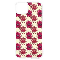 Retro 1880s Flowers Pattern 21 Iphone 15 Tpu Uv Print Case by violetheavensky