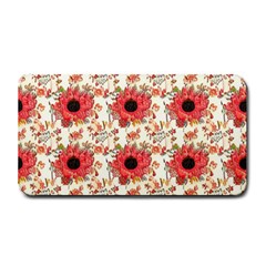 Retro 1880s Flowers Pattern 23 Medium Bar Mat