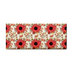 Retro 1880s Flowers Pattern 23 Hand Towel by violetheavensky