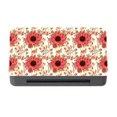 Retro 1880s Flowers Pattern 23 Memory Card Reader With Cf