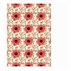 Retro 1880s Flowers Pattern 23 Large Garden Flag (two Sides) by violetheavensky