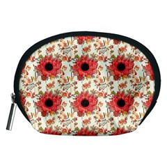 Retro 1880s Flowers Pattern 23 Accessory Pouch (medium)