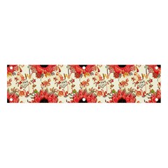 Retro 1880s Flowers Pattern 23 Banner And Sign 4  X 1  by violetheavensky