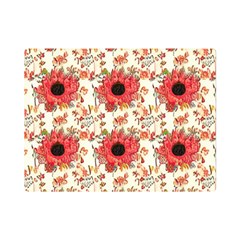 Retro 1880s Flowers Pattern 23 Premium Plush Fleece Blanket (mini) by violetheavensky