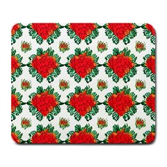 Retro 1880s Flowers Pattern 13 Large Mousepad