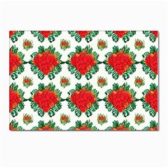 Retro 1880s Flowers Pattern 13 Postcard 4 x 6  (pkg Of 10) by violetheavensky