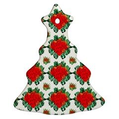 Retro 1880s Flowers Pattern 13 Ornament (christmas Tree)  by violetheavensky