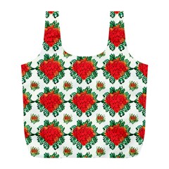 Retro 1880s Flowers Pattern 13 Full Print Recycle Bag (l)