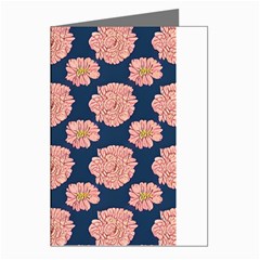 Retro 1880s Flowers Pattern 16 Greeting Cards (pkg Of 8)