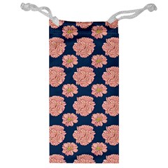 Retro 1880s Flowers Pattern 16 Jewelry Bag