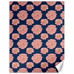 Retro 1880s Flowers Pattern 16 Canvas 12  X 16 