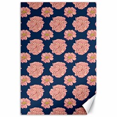 Retro 1880s Flowers Pattern 16 Canvas 24  X 36 