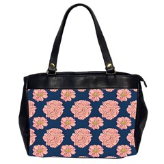 Retro 1880s Flowers Pattern 16 Oversize Office Handbag (2 Sides)