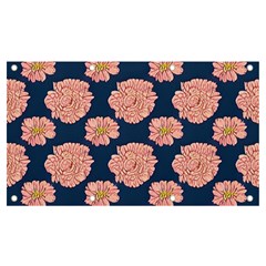 Retro 1880s Flowers Pattern 16 Banner And Sign 7  X 4  by violetheavensky